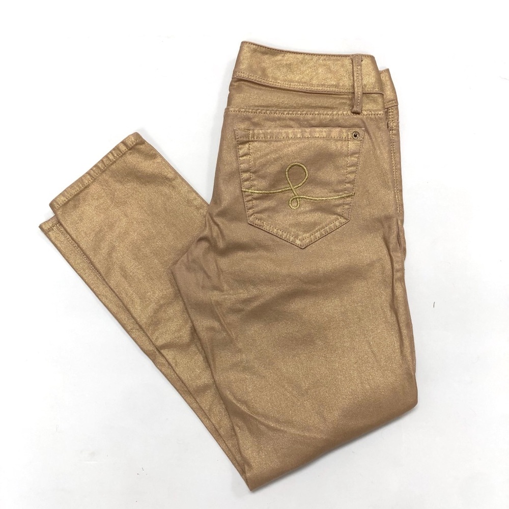 Worth Skinny Mini Metallic Jeans